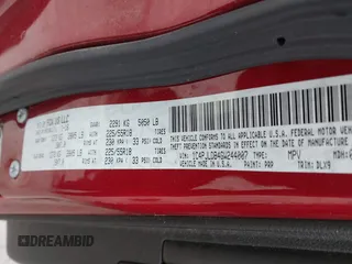 2016 Jeep Cherokee Limited с VIN 1C4PJLDB4GW244007, выставлен на аукционе IAAI как лот 41607427 с пробегом 68 846 миль миль и . История ставок и продаж доступна на DreamBid. Изображение 9.