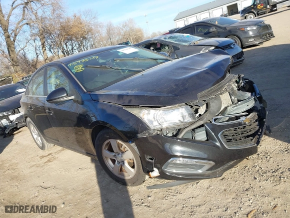 2015 Chevrolet Cruze LT with VIN 1G1PC5SB2F7254321, listed as a IAAI auction lot 40970149 with 129,174 mi miles. Bid and sale history available at carsss.com. Image 1.