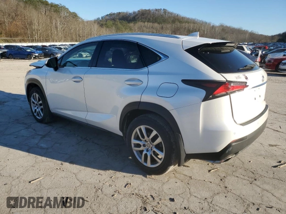 2015 Lexus NX 200t with VIN JTJBARBZXF2018747, listed as a Copart auction lot 80386264 with 86,721 mi miles and Salvage Title. Bid and sale history available at DreamBid. Image 2.