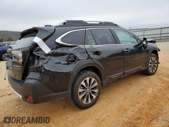 2025 Subaru Outback Touring XT with VIN 4S4BTGPDXS3140782, listed as a Copart auction lot 87709275 with 6,946 mi miles and Salvage Title. Bid and sale history available at carsss.com. Image 3.