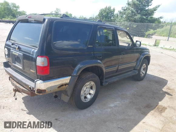 1998 Toyota 4Runner Limited with VIN JT3HN87R5W0188518, listed as a IAAI auction lot 42572049 with 175,274 mi miles and . Bid and sale history available at DreamBid. Image 4.