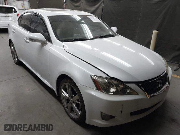 2009 Lexus IS 250 with VIN JTHBK262195091981, listed as a IAAI auction lot 42369640 with 103,456 mi miles and . Bid and sale history available at DreamBid. Image 1.