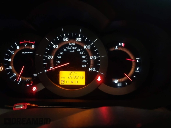 2010 Toyota RAV4 Ltd with VIN 2T3DF4DV6AW028590, listed as a IAAI auction lot 41424037 with 223,975 mi miles. Bid and sale history available at carsss.com. Image 7.