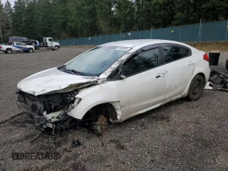 2016 Kia Forte LX with VIN KNAFK4A64G5496249, listed as a Copart auction lot 51638585 with 130,013 mi miles and Salvage Title. Bid and sale history available at carsss.com. Image 1.
