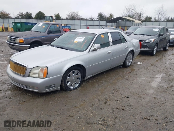 2002 Cadillac DeVille DTS with VIN 1G6KF57992U220129, listed as a IAAI auction lot 41426014 with 1 mi miles. Bid and sale history available at carsss.com. Image 2.