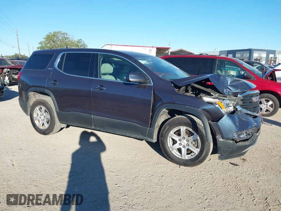 2019 GMC Acadia SLE with VIN 1GKKNKLA9KZ106220, listed as a IAAI auction lot 41822188 with 76,471 mi miles. Bid and sale history available at carsss.com. Image 1.
