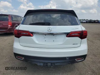 2015 Acura MDX Technology with VIN 5FRYD4H4XFB004541, listed as a Copart auction lot 64092895 with 106,304 mi miles and Salvage title. Bid and sale history available at DreamBid. Image 6.