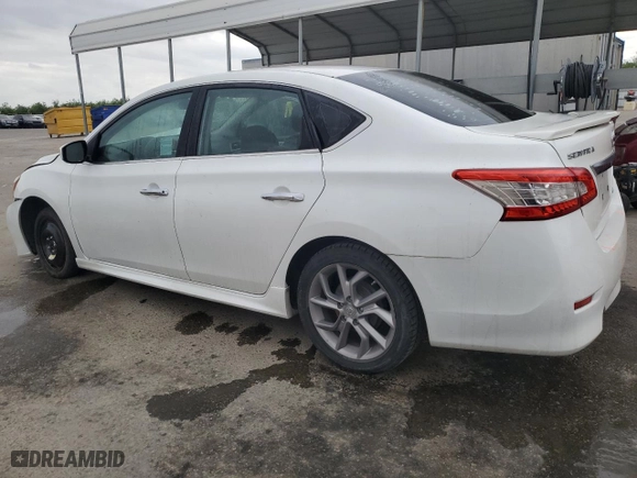 2014 Nissan Sentra SR with VIN 3N1AB7AP3EY324224, listed as a Copart auction lot 53715525 with 75,282 mi miles and Salvage Title. Bid and sale history available at carsss.com. Image 2.