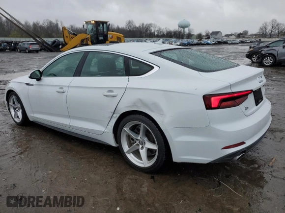 2018 Audi A5 Sportback Premium with VIN WAUDNCF54JA132582, listed as a Copart auction lot 48744714 with 60,921 mi miles. Bid and sale history available at carsss.com. Image 2.