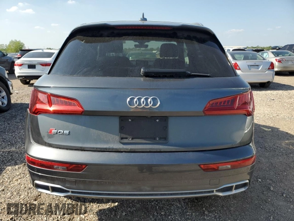 2018 Audi SQ5 Prestige with VIN WA1C4AFY8J2119726, listed as a Copart auction lot 48949415 with 87,373 mi miles and Salvage Title. Bid and sale history available at DreamBid. Image 6.