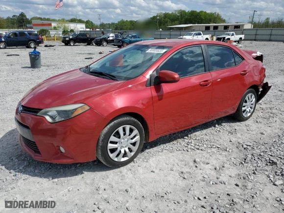 2016 Toyota Corolla L with VIN 2T1BURHE4GC605320, listed as a Copart auction lot 50069655 with 128,118 mi miles and Salvage Title. Bid and sale history available at carsss.com. Image 1.