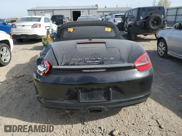 2014 Porsche Boxster with VIN WP0CA2A88ES121977, listed as a Copart auction lot 54177695 with 0 mi miles and Clean Title. Bid and sale history available at carsss.com. Image 6.