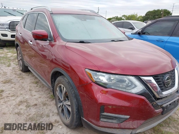 2019 Nissan Rogue SV with VIN 5N1AT2MT6KC765125, listed as a IAAI auction lot 41962842 with 71,067 mi miles. Bid and sale history available at carsss.com. Image 1.
