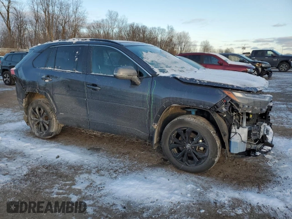 2023 Toyota RAV4 Hybrid SE with VIN 4T3T6RFV2PU132640, listed as a Copart auction lot 41668735 with 19,925 mi miles and Salvage title. Bid and sale history available at DreamBid. Image 4.