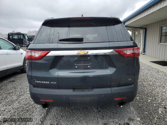 2021 Chevrolet Traverse LT Cloth with VIN 1GNEVGKW1MJ128644, listed as a Copart auction lot 50054265 with 104,024 mi miles and Salvage Title. Bid and sale history available at carsss.com. Image 6.