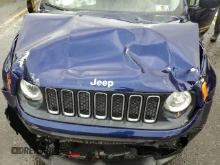2017 Jeep Renegade Latitude with VIN ZACCJBBB5HPF79240, listed as a Copart auction lot 60399975 with 65,242 mi miles and Salvage title. Bid and sale history available at DreamBid. Image 11.