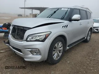 2017 Infiniti QX80 with VIN JN8AZ2NC0H9430079, listed as a Copart auction lot 54515715 with 132,799 mi miles and Salvage title. Bid and sale history available at DreamBid. Image 1.