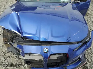 2022 BMW M3 Competition xDrive with VIN WBS43AY01NFL80708, listed as a Copart auction lot 46034615 with 0 mi miles and Salvage Title. Bid and sale history available at carsss.com. Image 11.
