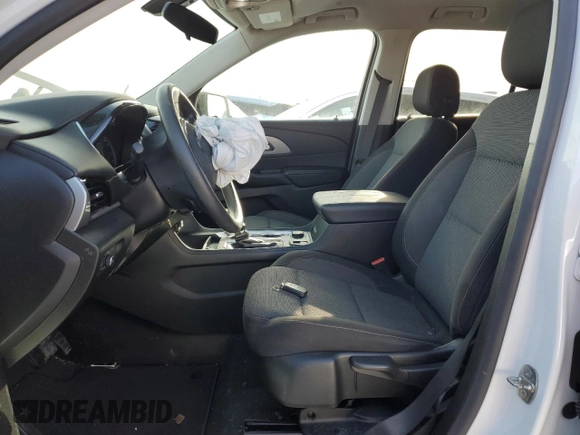 2021 Chevrolet Traverse LS with VIN 1GNERFKW4MJ173771, listed as a Copart auction lot 45528905 with 42,808 mi miles and Salvage Title. Bid and sale history available at carsss.com. Image 7.