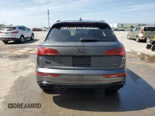 2024 Audi Q5 S line Premium Plus with VIN WA1EAAFYXR2119594, listed as a Copart auction lot 53053945 with 6,966 mi miles and Non repairable. Bid and sale history available at DreamBid. Image 6.