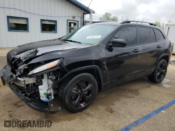 2018 Jeep Cherokee Latitude with VIN 1C4PJLCBXJD577610, listed as a Copart auction lot 55740775 with 120,776 mi miles and Salvage title. Bid and sale history available at DreamBid. Image 1.
