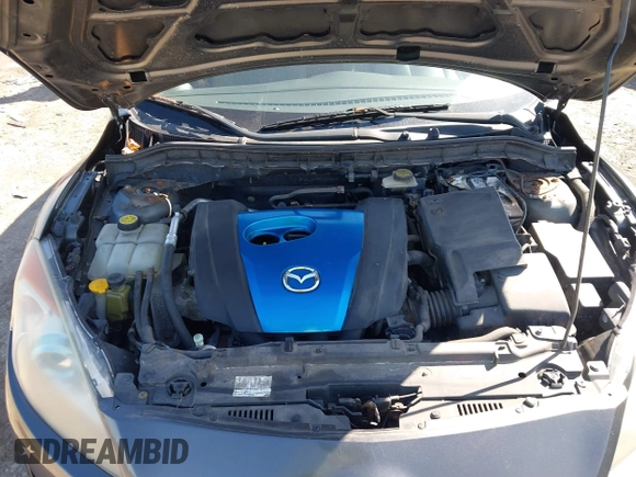 2012 Mazda Mazda3 i Touring with VIN JM1BL1V77C1645013, listed as a IAAI auction lot 41964186 with 129,320 mi miles. Bid and sale history available at carsss.com. Image 10.