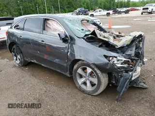 2015 Acura MDX with VIN 5FRYD3H2XFB008100, listed as a Copart auction lot 51219585 with Not provided miles and Salvage title. Bid and sale history available at DreamBid. Image 4.