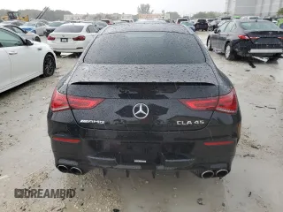 2023 Mercedes-Benz CLA 45 AMG with VIN W1K5J5DB9PN414523, listed as a Copart auction lot 52193645 with 27,492 mi miles and Salvage Title. Bid and sale history available at DreamBid. Image 6.