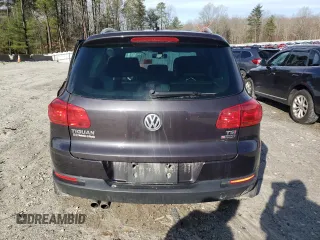 2016 Volkswagen Tiguan S with VIN WVGBV7AX7GW607563, listed as a Copart auction lot 49958725 with 92,464 mi miles and Salvage Title. Bid and sale history available at DreamBid. Image 6.