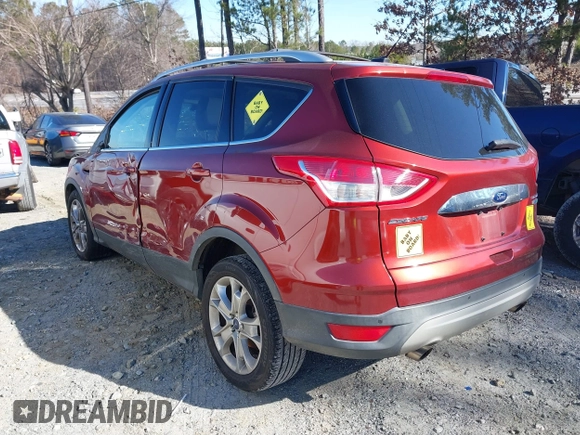 2015 Ford Escape Titanium with VIN 1FMCU0J92FUB55712, listed as a IAAI auction lot 41627867 with 156,438 mi miles. Bid and sale history available at carsss.com. Image 3.
