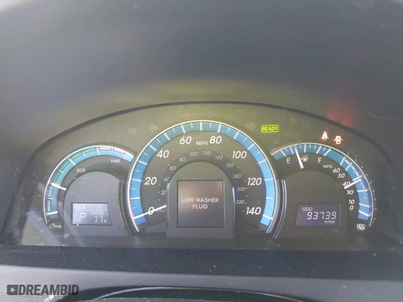 2014 Toyota Camry Hybrid LE with VIN 4T1BD1FK6EU132834, listed as a IAAI auction lot 41927444 with 93,739 mi miles. Bid and sale history available at carsss.com. Image 7.