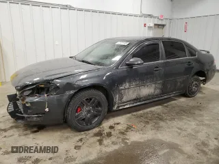 2014 Chevrolet Impala LT z VIN 2G1WB5E38E1181485, wystawiony jako Copart lot #47221185 z przebiegiem 106 054 mil mil oraz Szkoda całkowita • Salvage title. Historia ofert i sprzedaży dostępna na DreamBid. Obrazek 1.