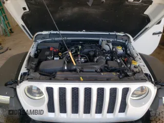 2023 Jeep Wrangler Sport S with VIN 1C4HJXDG3PW635415, listed as a Copart auction lot 48016565 with 31,494 mi miles and Salvage Title. Bid and sale history available at DreamBid. Image 12.