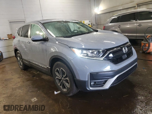 2022 Honda CR-V EX-L with VIN 2HKRW2H86NH605808, listed as a Copart auction lot 47107445 with 18,186 mi miles and Salvage Title. Bid and sale history available at DreamBid. Image 4.
