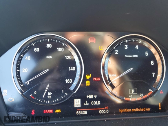 2019 BMW X2 xDrive28i with VIN WBXYJ5C51KEF83761, listed as a Copart auction lot 80027824 with 65,436 mi miles and Salvage Title. Bid and sale history available at carsss.com. Image 9.