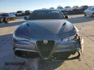 2021 Alfa Romeo Giulia Quadrifoglio with VIN ZARFAMEV2M7646078, listed as a Copart auction lot 82237543 with Not provided miles and . Bid and sale history available at DreamBid. Image 5.
