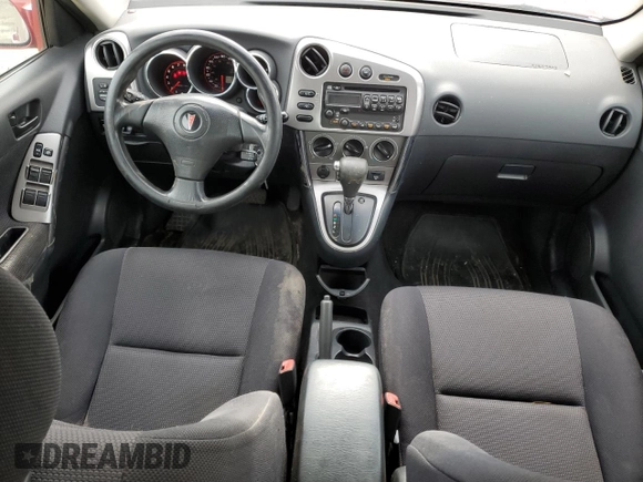 2005 Pontiac Vibe with VIN 5Y2SM63885Z461385, listed as a Copart auction lot 73600284 with 299,999 mi miles and Salvage Title. Bid and sale history available at carsss.com. Image 8.