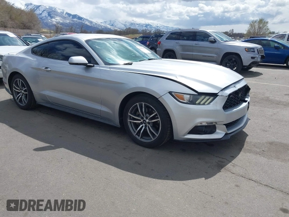 2015 Ford Mustang EcoBoost with VIN 1FA6P8TH2F5370440, listed as a IAAI auction lot 41939356 with 103,378 mi miles and . Bid and sale history available at carsss.com. Image 1.
