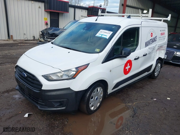 2022 Ford Transit Connect Van XL with VIN NM0LS7S28N1522257, listed as a IAAI auction lot 41739115 with 53,998 mi miles. Bid and sale history available at carsss.com. Image 17.