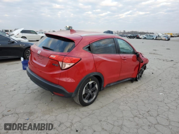 2018 Honda HR-V EX-L Navi with VIN 3CZRU5H76JM701807, listed as a Copart auction lot 83244544 with 20,826 mi miles and Salvage Title. Bid and sale history available at carsss.com. Image 3.