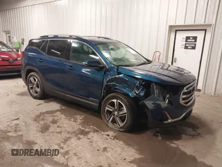 2021 GMC Terrain SLT z VIN 3GKALVEV0ML309039, wystawiony jako IAAI lot #41925135 z przebiegiem 43 525 mil mil oraz . Historia ofert i sprzedaży dostępna na DreamBid. Obrazek 1.