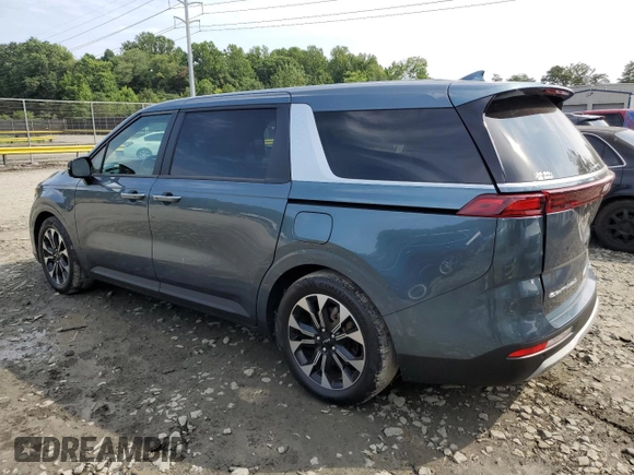 2022 Kia Carnival EX with VIN KNDNC5H30N6093387, listed as a Copart auction lot 65048204 with 44,829 mi miles and Salvage Title. Bid and sale history available at carsss.com. Image 2.
