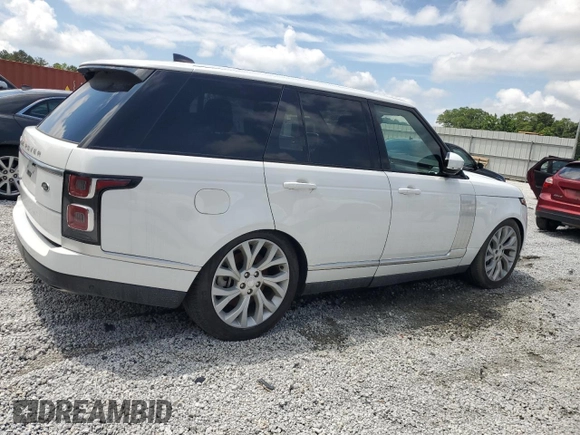 2022 Land Rover Range Rover Westminster z VIN SALGS2RU0NA466211, wystawiony jako Copart lot #60140585 z przebiegiem 43 168 mil mil oraz Czysty tytuł • Clean title. Historia ofert i sprzedaży dostępna na DreamBid. Obrazek 3.