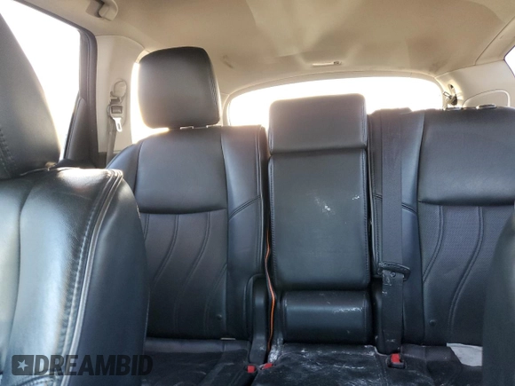 2013 Infiniti JX35 with VIN 5N1AL0MN3DC317773, listed as a Copart auction lot 75810624 with 132,718 mi miles and Salvage Title. Bid and sale history available at carsss.com. Image 10.