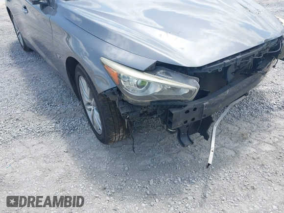 2015 Infiniti Q50 with VIN JN1BV7AP4FM338889, listed as a IAAI auction lot 42285135 with 150,867 mi miles and . Bid and sale history available at DreamBid. Image 6.