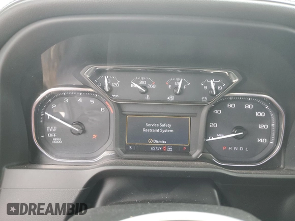 2020 GMC Sierra 1500 SLT z VIN 1GTV9DEL0LZ140278, wystawiony jako Copart lot #56816405 z przebiegiem 65 759 mil mil oraz Szkoda całkowita • Salvage title. Historia ofert i sprzedaży dostępna na DreamBid. Obrazek 9.