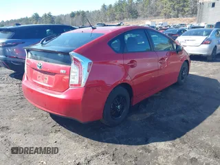 2013 Toyota Prius One with VIN JTDKN3DUXD5546385, listed as a IAAI auction lot 41763852 with 124,363 mi miles. Bid and sale history available at carsss.com. Image 4.
