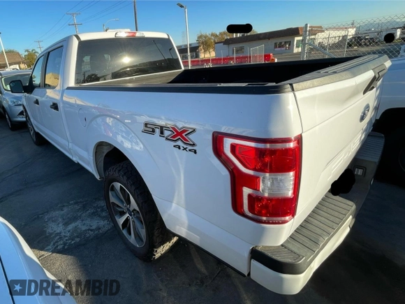 2019 Ford F-150 XL with VIN 1FTFW1E45KKD51312, listed as a Copart auction lot 49357265 with 142,521 mi miles and Clean Title. Bid and sale history available at DreamBid. Image 3.