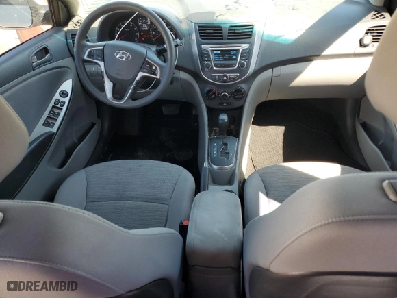 2017 Hyundai Accent Value Edition with VIN KMHCT4AE9HU327180, listed as a Copart auction lot 50464955 with 184,835 mi miles and Salvage Title. Bid and sale history available at carsss.com. Image 8.