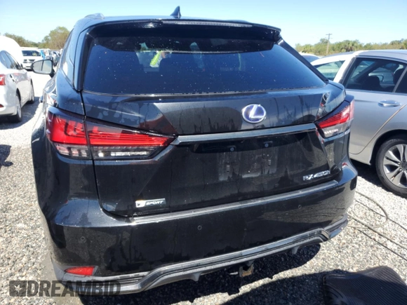 2020 Lexus RX with VIN 2T2YGMDA3LC044444, listed as a Copart auction lot 74065384 with 0 mi miles and Non Repairable. Bid and sale history available at carsss.com. Image 6.